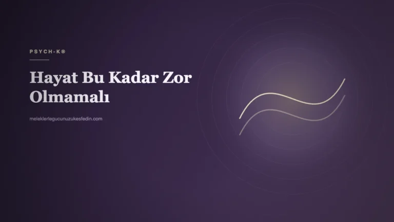 Hayat Bu Kadar Zor Olmamalı