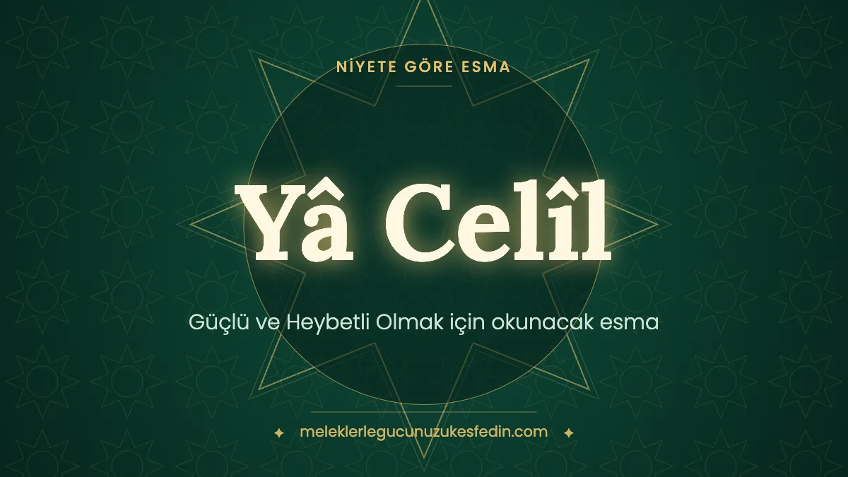 Güçlü ve Heybetli Olmak için Okunacak Esma: Hangi Esma Kaç Kere Okunur?
