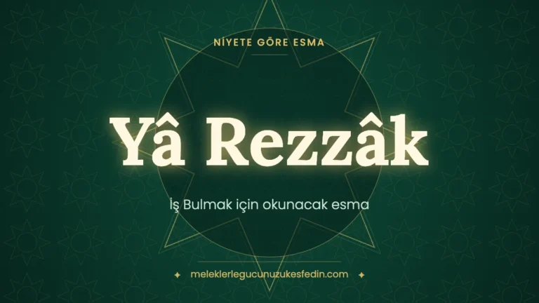 İş Bulmak için Okunacak Esma: Hangi Esma Kaç Kere Okunur?