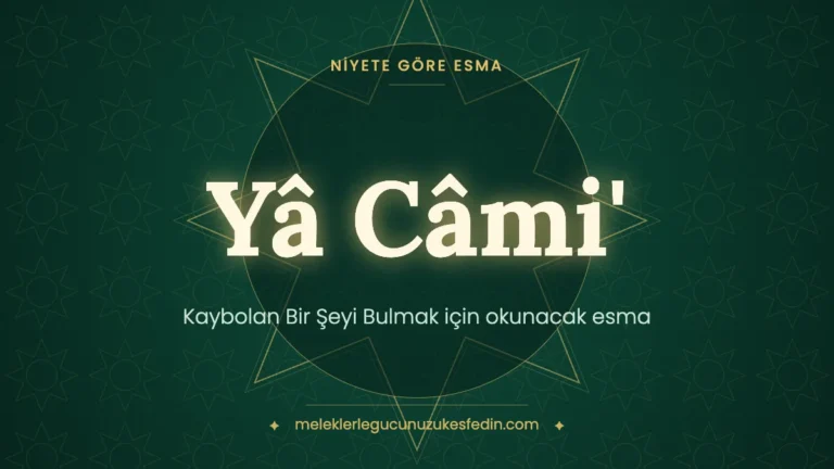 Kaybolan Bir Şeyi Bulmak için Okunacak Esma: Hangi Esma Kaç Kere Okunur?