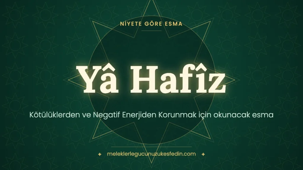 Kötülüklerden ve Negatif Enerjiden Korunmak için Okunacak Esma: Hangi Esma Kaç Kere Okunur?