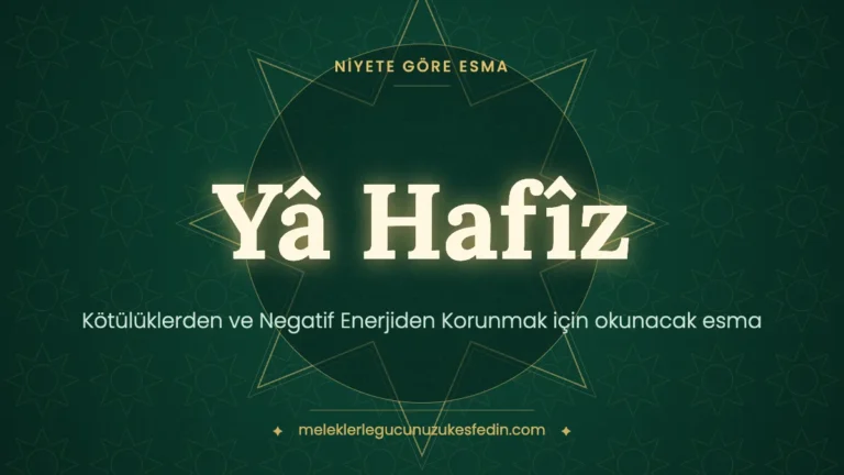Kötülüklerden ve Negatif Enerjiden Korunmak için Okunacak Esma: Hangi Esma Kaç Kere Okunur?