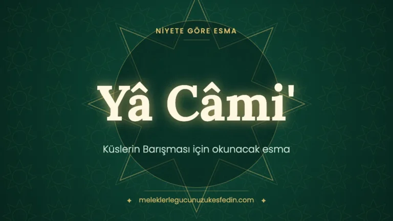 Küslerin Barışması için Okunacak Esma: Hangi Esma Kaç Kere Okunur?