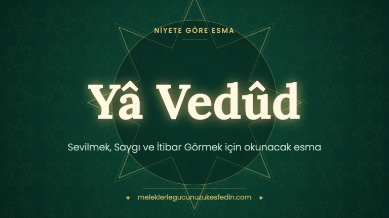 Sevilmek, Saygı ve İtibar Görmek için Okunacak Esma: Hangi Esma Kaç Kere Okunur?